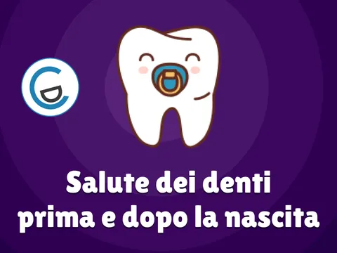 Poster video La salute dei denti del bambino prima e dopo la nascita