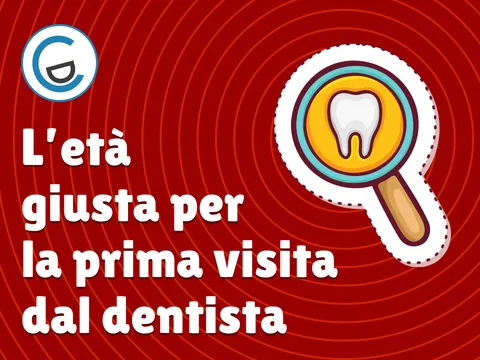 Poster video A che età portare i nostri piccoli dal dentista