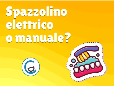 Poster video Spazzolino elettrico o manuale?